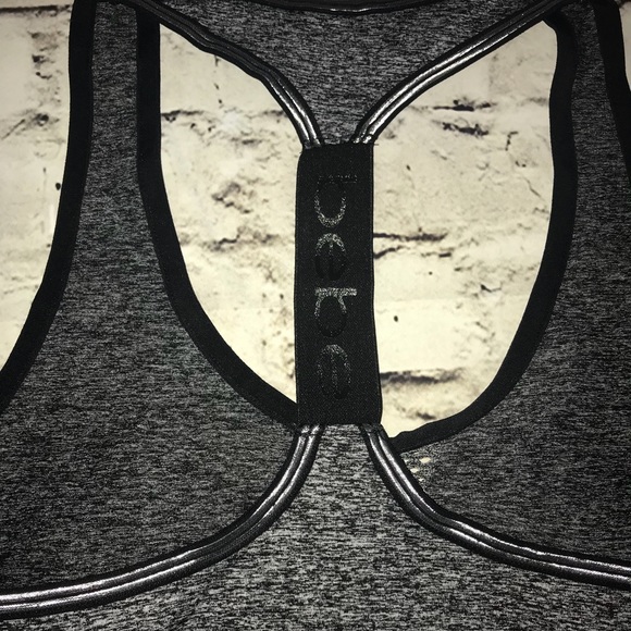 Bebe Seamless Tank with Metallic Trim - Picture 6 of 6
